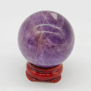 Chevron Amethyst Sphere # 151