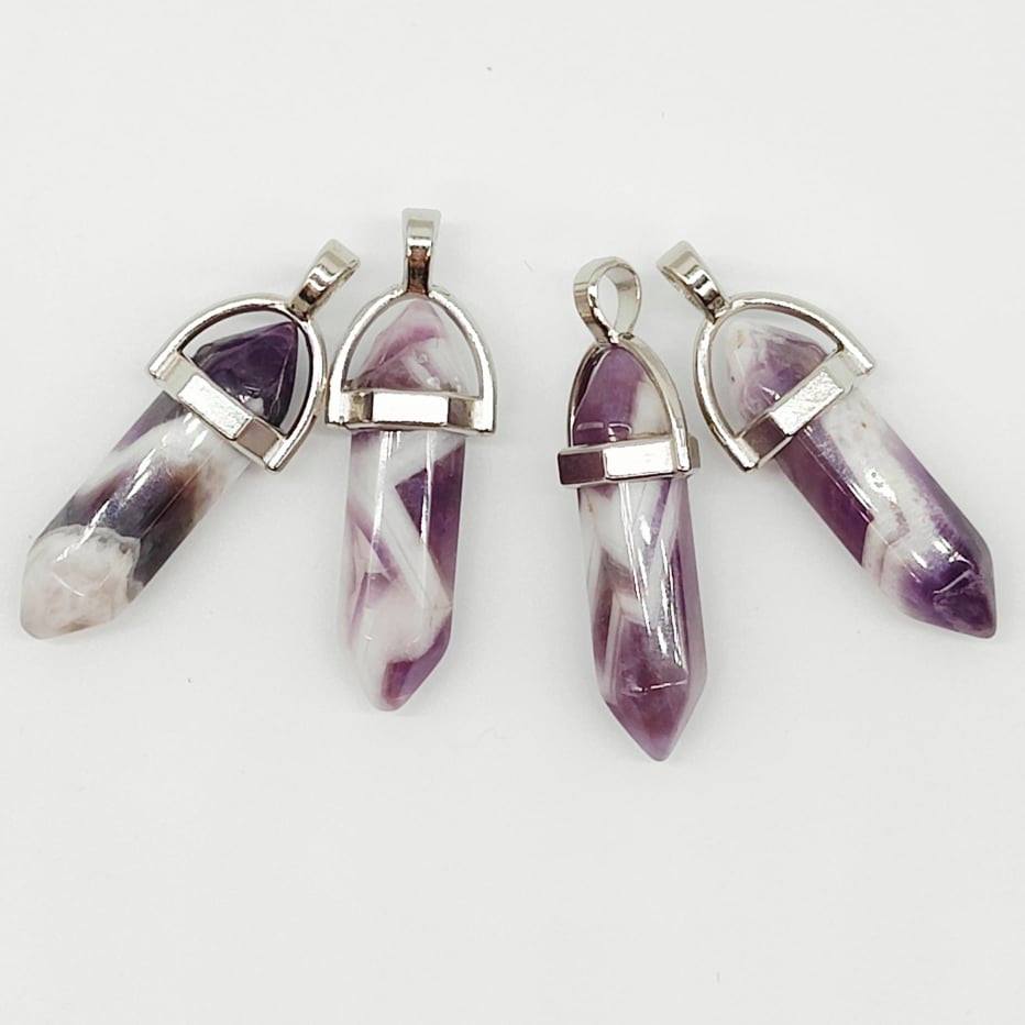 Chevron Amethyst D/T Pendant