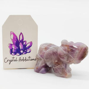 Chevron Amethyst Elephant # 171