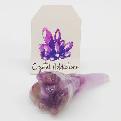 Chevron Amethyst Flower # 127