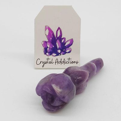 Chevron Amethyst Flower # 156