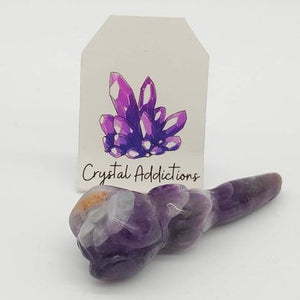 Chevron Amethyst Flower # 93