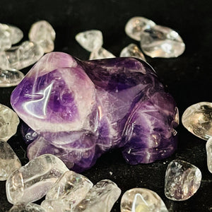 Chevron Amethyst Frog #49