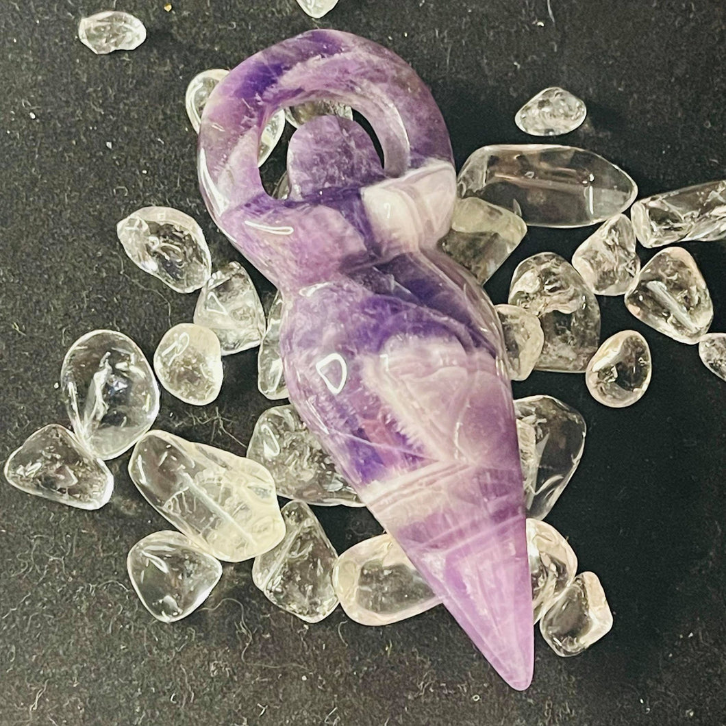 Chevron Amethyst Goddess #178