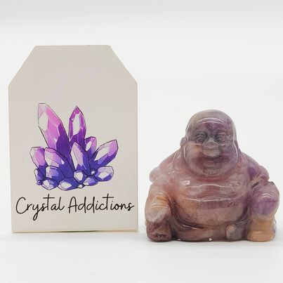 Chevron Amethyst Buddha # 176