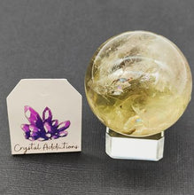 Load image into Gallery viewer, Citrine Sphere w/Phantom # 146
