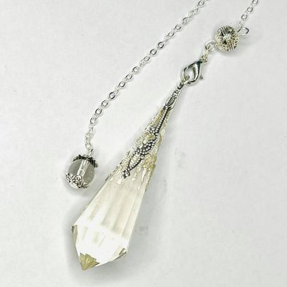 Clear Quartz Pendulum