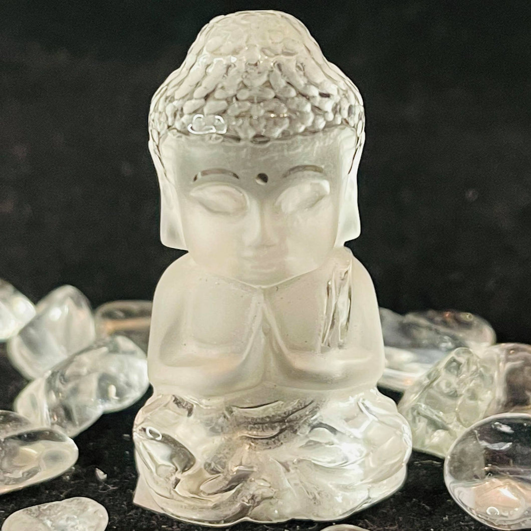 Clear Quartz A Grade Buddha #112