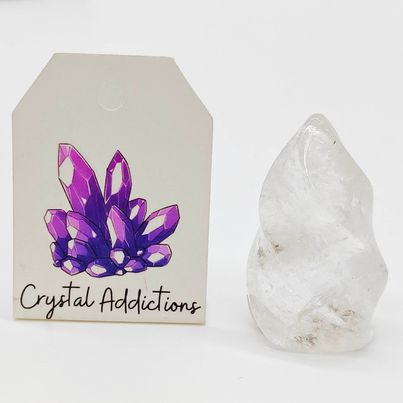 Clear Quartz Mini Flame # 155