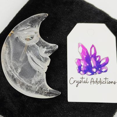 Clear Quartz Moon # 138