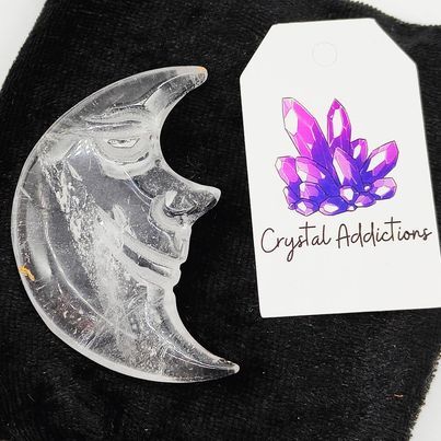 Clear Quartz Moon # 163