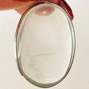 Clear Quartz Oval Pendant # 152