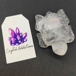 Clear Quartz Turtle # 130