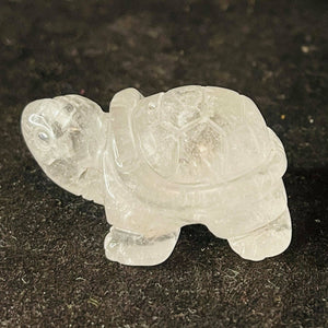 Clear Quartz Turtle Small #54