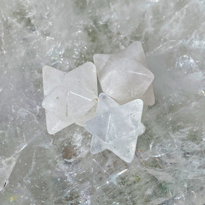 Clear Quartz Merkaba Small