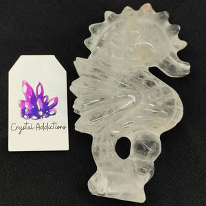 Clear Quartz Seahorse # 28