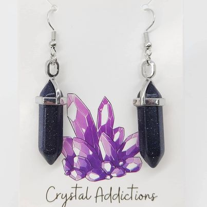 Blue Sandstone D/T Earrings