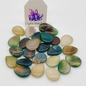 Dyed Agate Teardrops