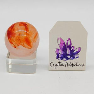 Fire Quartz Sphere # 12