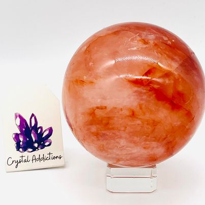 Fire Quartz Sphere # 135