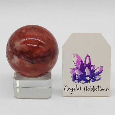 Fire Quartz Sphere # 13