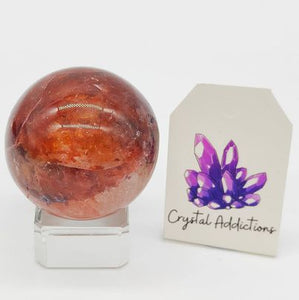 Fire Quartz Sphere # 148