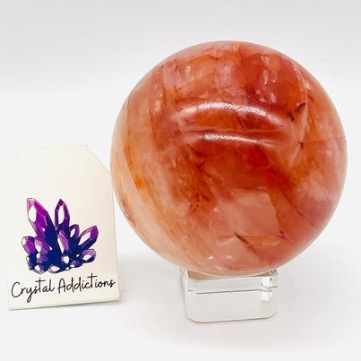 Fire Quartz Sphere # 179