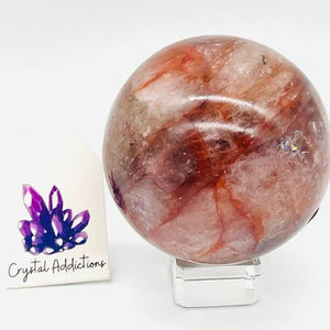 Fire Quartz Sphere # 187