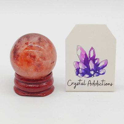 Fire Quartz Sphere # 33