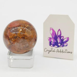 Fire Quartz Sphere # 44