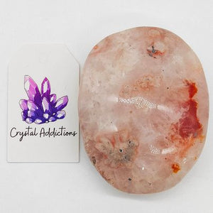 Flower Agate Palm Stone # 200