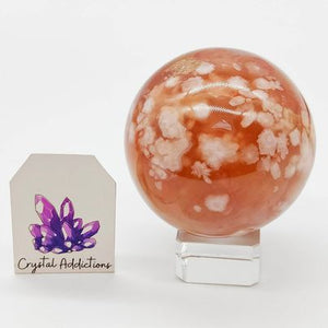 Flower Agate Sphere # 28