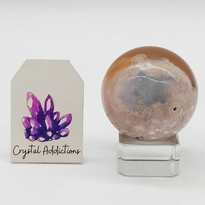 Flower Agate Sphere # 47