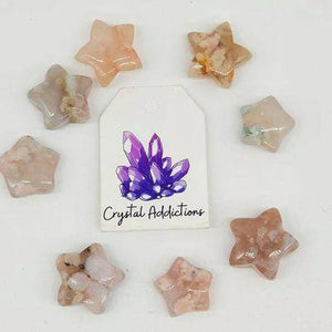 Flower Agate Stars - Small