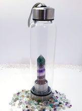 Load image into Gallery viewer, Rainbow Fluorite Stainless Steel Drink Bottle
