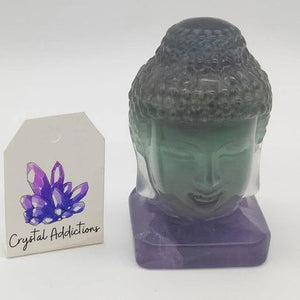 Fluorite Buddha Head # 198