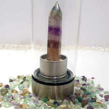 Load image into Gallery viewer, Rainbow Fluorite Stainless Steel Drink Bottle
