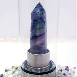 Rainbow Fluorite Stainless Steel Drink Bottle