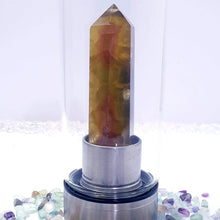 Load image into Gallery viewer, Rainbow Fluorite Stainless Steel Drink Bottle
