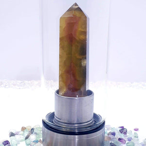 Rainbow Fluorite Stainless Steel Drink Bottle