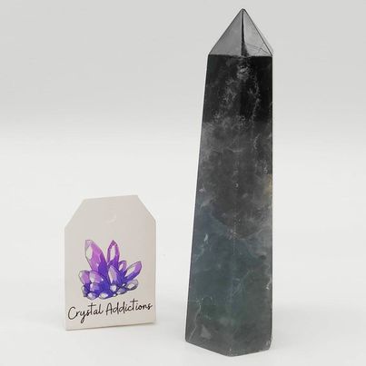 Rainbow Fluorite Point P.I # 157