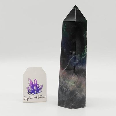 Rainbow Fluorite Point # 160