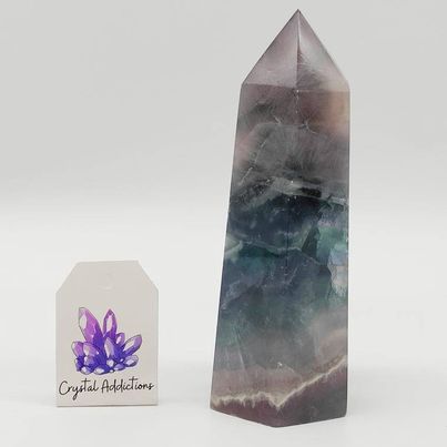 Rainbow Fluorite Point # 172