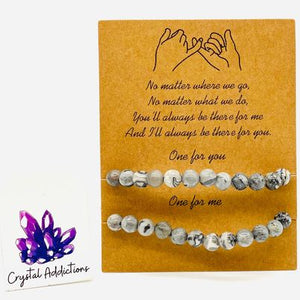 Friendship Bracelet 6mm Set - Picasso Jasper