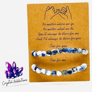 Friendship Bracelet 6mm Set - Sodalite