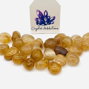 Golden Rutile Mini Tumbles