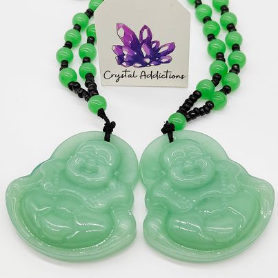 Green Aventurine Buddha Necklace