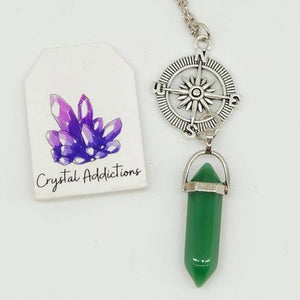 Green Aventurine D/T Pendant + Chain