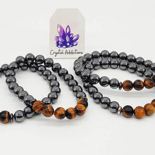Load image into Gallery viewer, Hematite and Tigers Eye Bracelet
