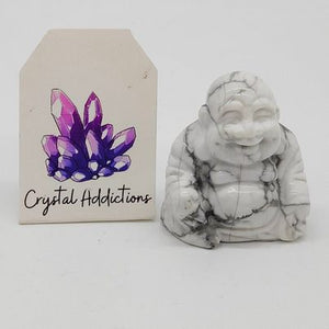 Howlite Buddha # 194